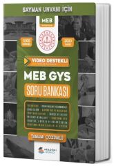 Akademi Denizi 2023 GYS MEB Milli Eğitim Bakanlığı Sayman Soru Bankası Çözümlü Görevde Yükselme Akademi Denizi