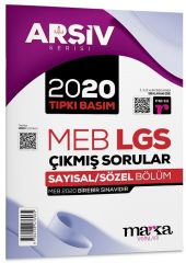 Marka 8. Sınıf LGS 2020 Çıkmış Sorular Tıpkı Basım Arşiv Serisi Çözümlü Marka Yayınları