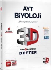 3D Yayınları YKS AYT Biyoloji Video Destekli Defter 3D Yayınları