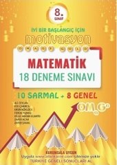 Omage 8. Sınıf Matematik Motivasyon 18 Deneme Omage Yayınları