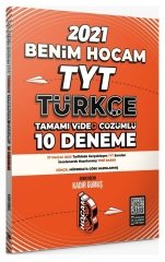 Benim Hocam 2021 YKS TYT Türkçe 10 Deneme - Kadir Gümüş Benim Hocam Yayınları