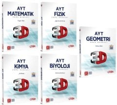 3D Yayınları YKS AYT Sayısal Soru Bankası 5 li Set 3D Yayınları