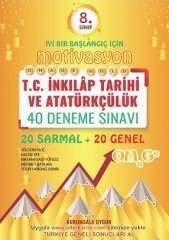 Omage 8. Sınıf TC İnkılap Tarihi ve Atatürkçülük Motivasyon 40 Deneme Omage Yayınları