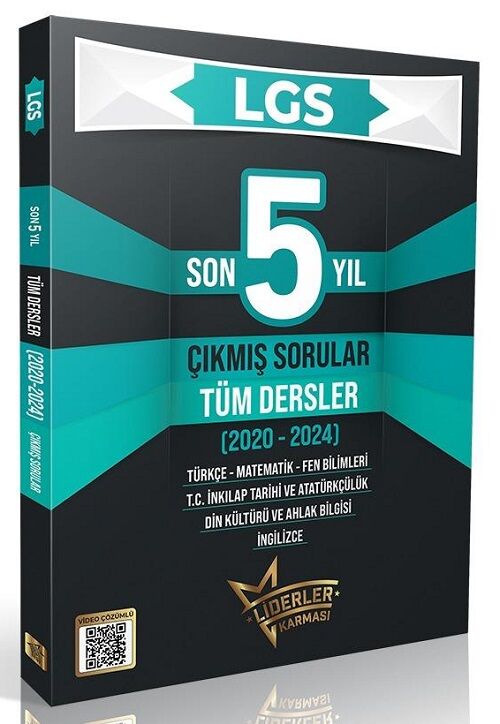 Liderler Karması LGS Tüm Dersler Çıkmış Sorular Son 5 Yıl Çözümlü Liderler Karması