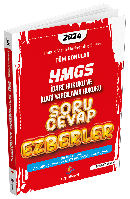 Dizgi Kitap 2024 HMGS İdare Hukuku ve İdari Yargılama Hukuku Soru Cevap Ezberler - Serhat Güven Dizgi Kitap