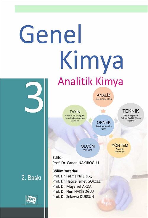 Anı Yayıncılık Genel Kimya 3 Analitik Kimya 2. Baskı - Canan Nakiboğlu Anı Yayıncılık