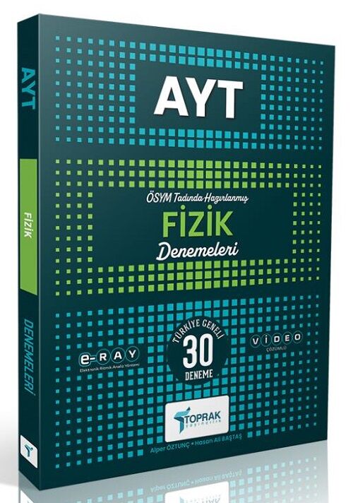 Toprak YKS AYT Fizik 30 Deneme Çözümlü Toprak Yayıncılık