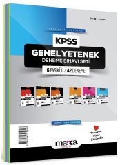 Marka 2025 KPSS Genel Yetenek Türkçe-Matematik 6 Fasikül 42 Deneme Set Marka Yayınları