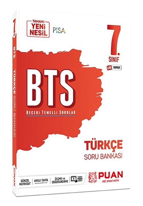 Puan 7. Sınıf Türkçe BTS Soru Bankası Puan Yayınları