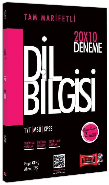 Yargı TYT MSÜ KPSS Tam Marifetli Dil Bilgisi 20x10 Deneme Yargı Yayınları