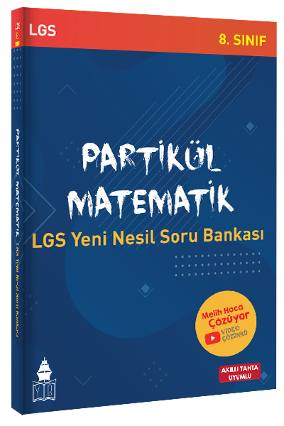 Partikül Matematik 8. Sınıf LGS Matematik Soru Bankası Video Çözümlü Partikül Matematik Yayınları