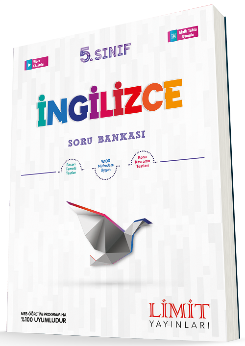 Limit 5. Sınıf İngilizce Soru Bankası Limit Yayınları