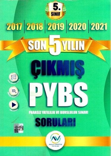 Av Yayınları 5. Sınıf PYBS Son 5 Yıl Çıkmış Sorular Av Yayınları