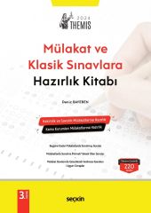 Seçkin THEMİS Hukuk Mülakat ve Klasik Sınavlara Hazırlık Kitabı 3. Baskı - Deniz Bayeren Seçkin Yayınları