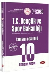 Data 2020 GYS Gençlik ve Spor Bakanlığı 10 Deneme Çözümlü Görevde Yükselme Data Yayınları