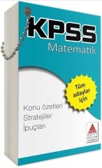 Delta Kültür KPSS Matematik Strateji Kartları Delta Kültür Yayınları