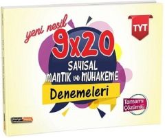 SÜPER FİYAT - Kariyer Meslek YKS TYT Sayısal Mantık ve Muhakeme 9x20 Denemeleri Kariyer Meslek Yayınları