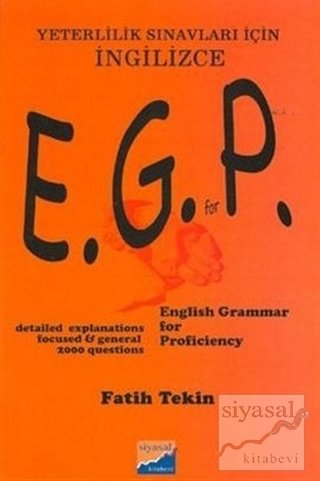 Siyasal Yeterlilik Sınavları İçin English Grammer for Proficiency Exams - Fatih Tekin Siyasal Kitabevi Yayınları