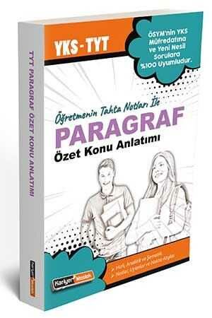 SÜPER FİYAT - Kariyer Meslek YKS TYT Paragraf Öğretmenin Tahta Notları ile Özet Konu Anlatımı Kariyer Meslek Yayınları