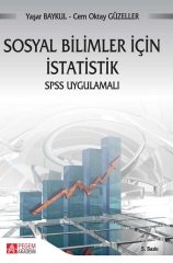 Pegem Sosyal Bilimler için İstatistik Yaşar Baykul, Cem Oktay Güzeller Pegem Akademi Yayıncılık