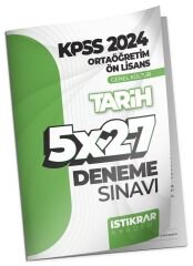 İstikrar Akademi 2024 KPSS Lise Ortaöğretim Ön Lisans Tarih 5x27 Deneme İstikrar Akademi