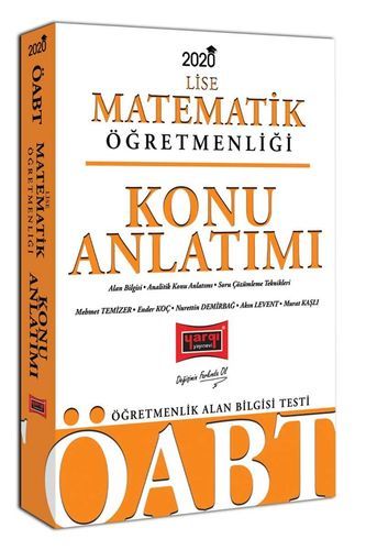 Yargı 2020 ÖABT Lise Matematik Öğretmenliği Konu Anlatımı Yargı Yayınları