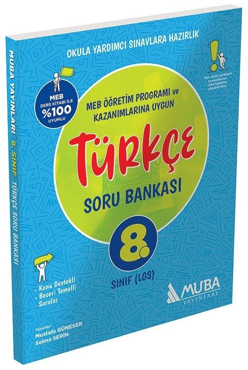 Muba 8. Sınıf Türkçe Soru Bankası Muba Yayınları