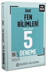 Öğreti 2024 ÖABT Fen Bilimleri Öğretmenliği 5 Deneme Çözümlü Öğreti Akademi