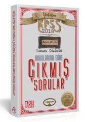 Yediiklim 2018 KPSS Tarih Çözümlü Çıkmış Sorular Konularına Göre Yediiklim Yayınları