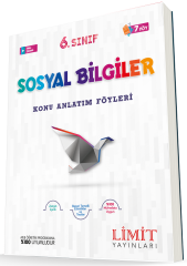 Limit 6. Sınıf Sosyal Bilgiler Konu Anlatım Föyleri 7 Föy Limit Yayınları