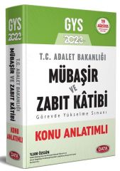 SÜPER FİYAT - Data 2023 GYS Adalet Bakanlığı Mübaşir ve Zabıt Katibi Konu Anlatımlı Görevde Yükselme Data Yayınları