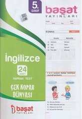 Başat 5. Sınıf İngilizce 24 Yaprak Test Başat Yayınları