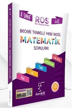 Karekök LGS 8. Sınıf Matematik ROS Serisi Soru Bankası Karekök Yayınları