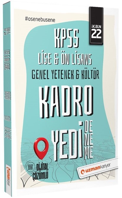 SÜPER FİYAT - Uzman Kariyer 2022 KPSS Lise Ön Lisans KADRO 7 Deneme Dijital Çözümlü Uzman Kariyer Yayınları