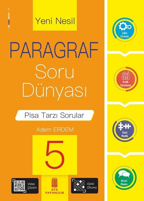 Ata Yayıncılık 5. Sınıf Paragraf Soru Dünyası Soru Bankası Ata Yayıncılık