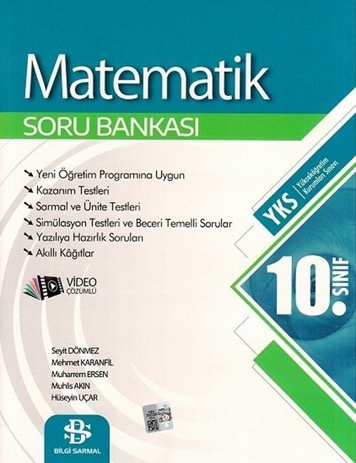 Bilgi Sarmal 10. Sınıf Matematik Soru Bankası Video Çözümlü Bilgi Sarmal Yayınları