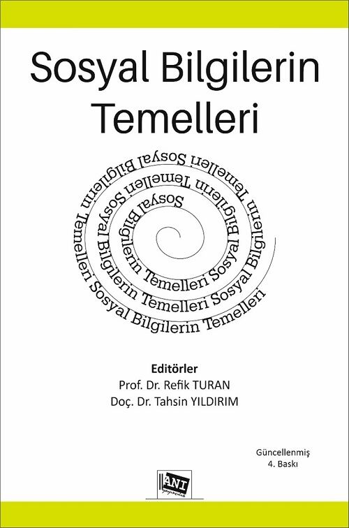 Anı Yayıncılık Sosyal Bilgilerin Temelleri 4. Baskı - Refik Turan, Tahsin Yıldırım Anı Yayıncılık