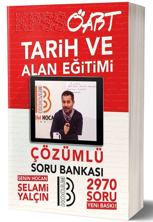 Benim Hocam 2019 ÖABT Tarih ve Alan Eğitimi Soru Bankası Çözümlü Selami Yalçın Benim Hocam Yayınları