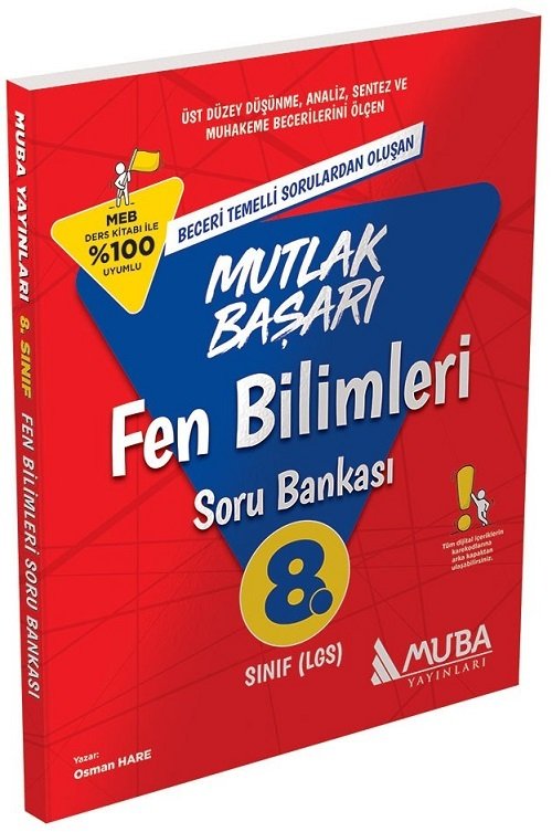 Muba 8. Sınıf LGS Fen Bilimleri Mutlak Başarı Soru Bankası Muba Yayınları