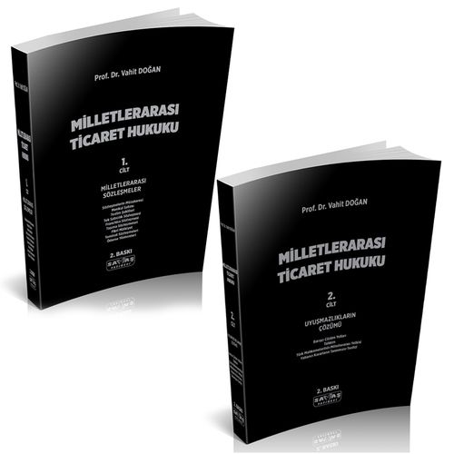 Savaş Milletlerarası Ticaret Hukuku 2 Kitap Set 2. Baskı - Vahit Doğan Savaş Yayınları