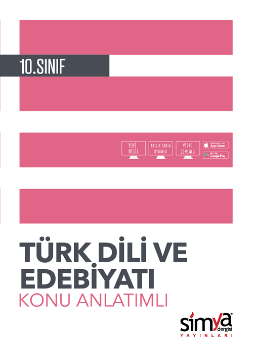 Simya 10. Sınıf Türk Dili ve Edebiyatı Konu Anlatımlı Simya Yayınları