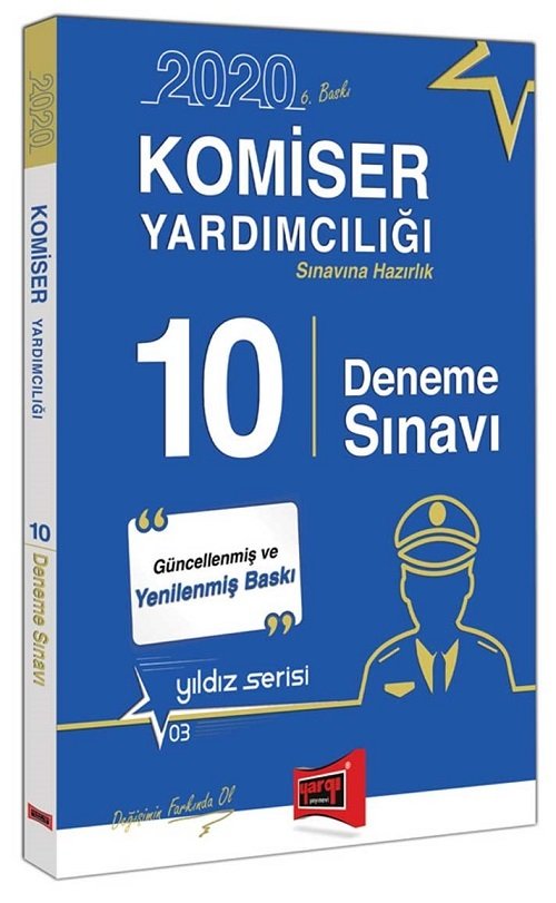 Yargı 2020 Komiser Yardımcılığı 10 Deneme Sınavı Yıldız Serisi 6. Baskı Yargı Yayınları