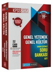 Pegem 2020 KPSS Genel Yetenek Genel Kültür Soru Bankası Çözümlü Modüler Set Video Destekli Pegem Akademi