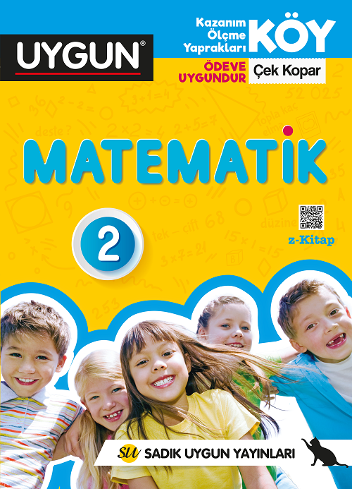 Sadık Uygun 2. Sınıf Matematik KÖY Kazanım Ölçme Yaprakları Çek Kopart Test Sadık Uygun Yayınları