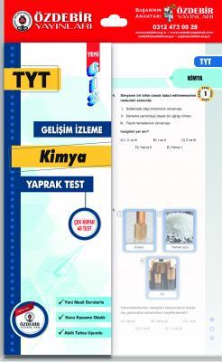 Özdebir YKS TYT Kimya Yaprak Test Özdebir Yayınları