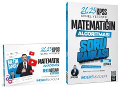 İndeks Akademi 2025 KPSS Matematik Akademisi Video Ders Notları + Soru Bankası 2 li Set - Metin Şimşek İndeks Akademi Yayıncılık