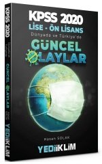 Yediiklim 2020 KPSS Lise Ön Lisans Dünya da ve Türkiye de Güncel Olaylar Yediiklim Yayınları