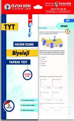 Özdebir YKS TYT Biyoloji Yaprak Test Özdebir Yayınları