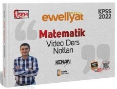 SÜPER FİYAT - İsem 2022 KPSS Matematik Evveliyat Video Ders Notları - Kenan Osmanoğlu İsem Yayınları