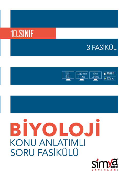 Simya 10. Sınıf Biyoloji Konu Anlatımlı Soru Fasikülü 3 Fasikül Simya Yayınları